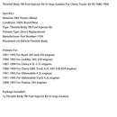 Gasspjældhus TBI Injector Kit til Chevy Trucks V6 V8 1986-1994