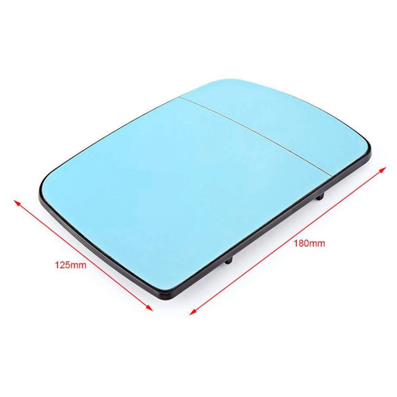 Blau Beheizte Links &amp; Rechts Fahrer Seite Flügel Spiegel Glas Für BMW X5 E53 1998-2006