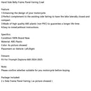 2024–2025 Daytona 660 Hand Side Bauch Rahmen Panel Verkleidung Cowl