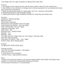 2020–2023 Mazda BT50 links + rechts LED-Rücklichtbaugruppe