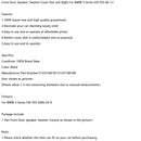 2006–2013 BMW 3 -serie E92 E93 par av inngangsdøren Høyttaler Tweeter Cover