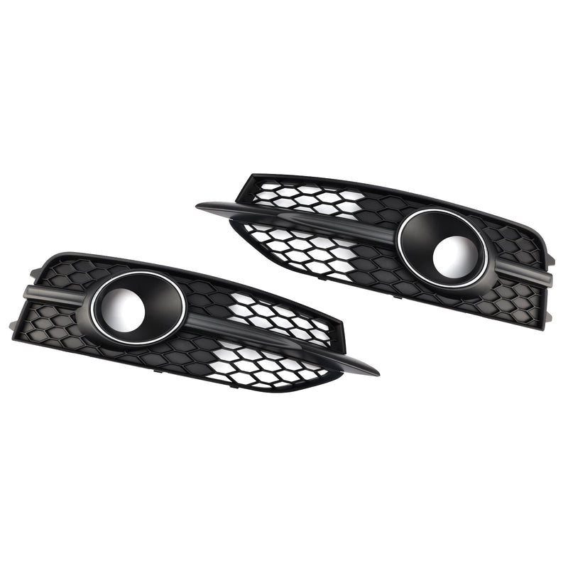 2012–2015 Audi A7 S-Line S7 schwarz Frontstoßstange Nebelscheinwerfer Kühlergrill Abdeckung Blende