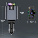 120-W-Superschnell-Autoladegerät mit einziehbarem Kabel und intelligentem Lufterfrischer-Ladegerät