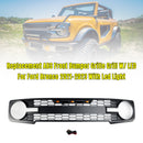 Schwarzer Frontgrill mit LED-Licht passend für Ford Bronco 2021–2023