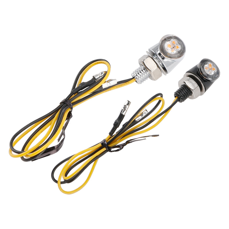 12V LED Blinker Anzeige Licht 8mm Universal Motorrad Für Honda
