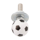 M6 Kunststoff Custom Head Fußball Nummernschild Rahmen Schrauben Bolzen Hardware X4