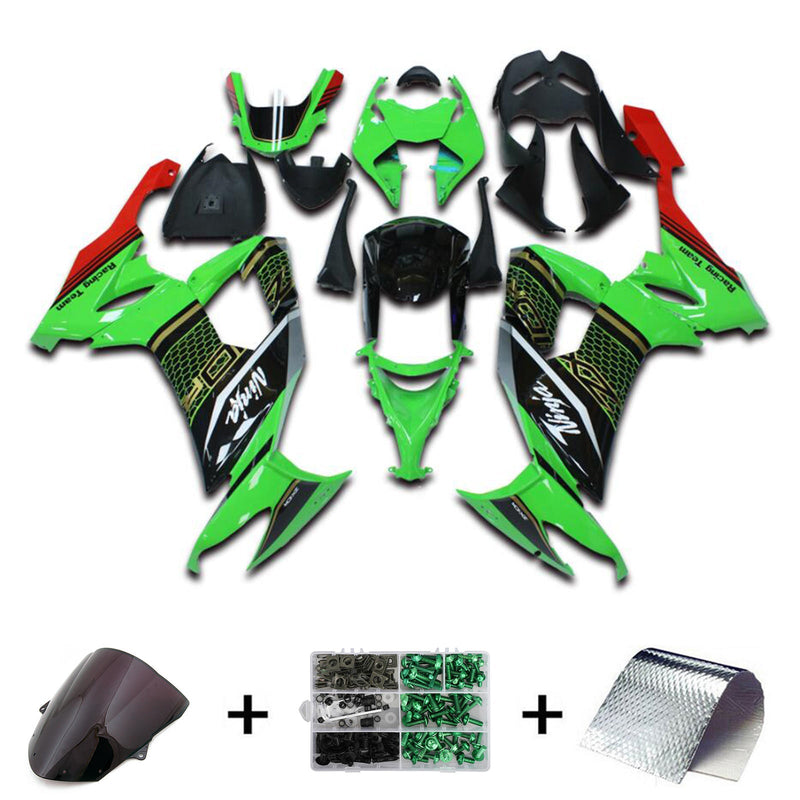 2008-2010 Kawasaki ZX10R insprutningsskyddssats kropp plast ABS