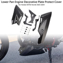 2023-2024 Honda CB750 Hornet Pan con platos decorativos de motor inferior Proteger cubierta