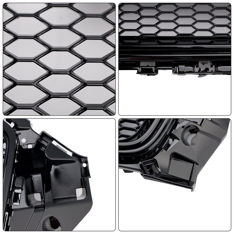 RS3 Style Front Honeycomb Bumper Grill für Audi A3 S3 2013-2016 mit Quattro