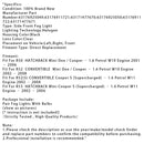 Paar Frontstoßstange Nebelscheinwerfer für Mini Cooper One R50 R52 R53 63176925050