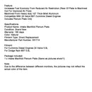 Dodge RAM 6BT 5,9 L IMPULARI Plenumlevy 24 V 551714