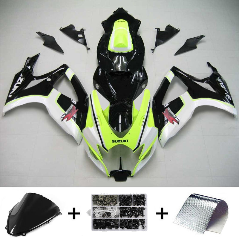 2006-2007 K6 Suzuki GSXR 600/750 injeksjonskinnesett karosseri plast