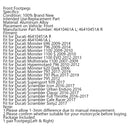 Forfodstøtter til Ducati Monster 796 1100 620 797 795 Scrambler -ikon