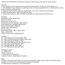 1996 Mitsubishi L300 Carburetor MD196458