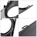 2011-2015 Volkswagen VW Caddy Touran 2-kappaleinen puskurin sumuvalot Lampun trimmakoulut Grill Chrome