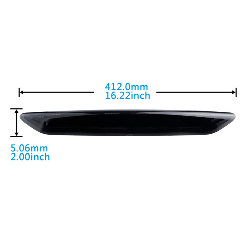 2002–2009 VW Polo MK4 9N schwarz hinten hoch dritte Bremsleuchte Stop Lampe