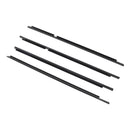 2008-2015 Toyota Land Cruiser LC 200 4PCS Türglas Gürtel Äußere Formteil Dichtungsstreifen