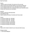 2019–2023 Husqvarna Vitpilen 125 250 401 Svartpilen Stahl-Frontkotflügel