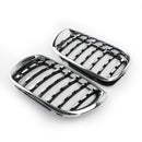 Pari kromattua timanttisäleikköä BMW E46 Sedan/Touring Facelift 2002-2005 4-oviseen malliin