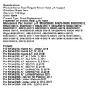 Para zespołu siłownika klapy podnoszonej 68920-09010 dla Toyota RAV4 2013-2018