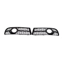 2005–2008 Audi A4 B7 S-line S4 Front-Time Bar Honeycomb Fog of Cooler Grille Cover