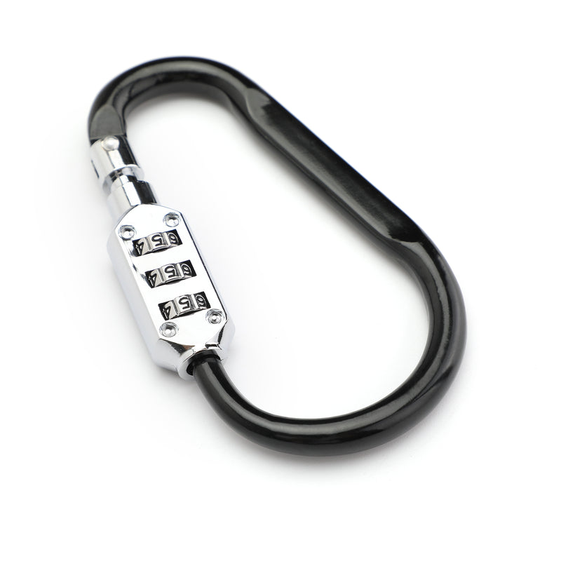 Hjälmlås T-stång passar upp till 1 1/2 tums styre motorcykel cykel skoter krom