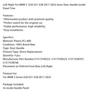 Innentürgriff Innenverkleidung Für BMW 5 Series G30 G31 G38 2017-2023