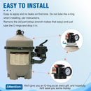 Manuaalinen ilmanvaihtokokoonpano DEX2420MAR2 patruunoille POY -suodatin