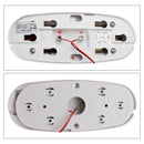 12V/24V automatisk spenningsdeteksjon lavt strømforbruk vifte for båter og bobiler, hvit