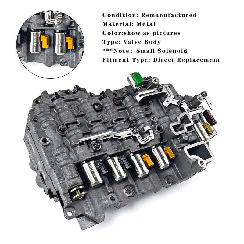 2005-2011 MINI L4 1.6L 6rychlostní FWD 09M Těleso ventilu převodovky se solenoidy