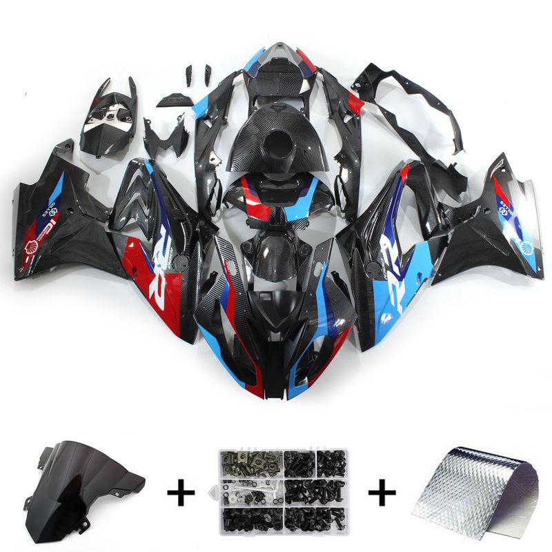 Kit de proteção de injeção BMW S1000RR 2017-2018 plástico ABS para carroceria