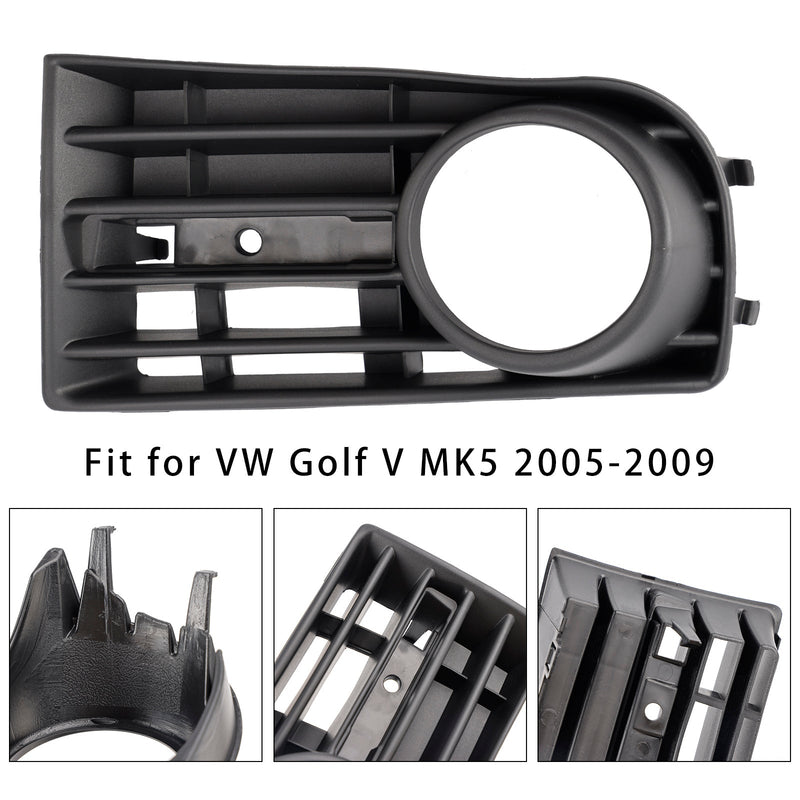 2005–2009 VW Golf V MK5 vorne links Stoßstangengrill Nebelscheinwerfer Grill 1K0853665B