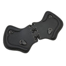 1985–2017 Touring, Softail, Dyna oder Sportster Bikes Paar CNC Hitzeschild Sattelschutz Schwarzbraun