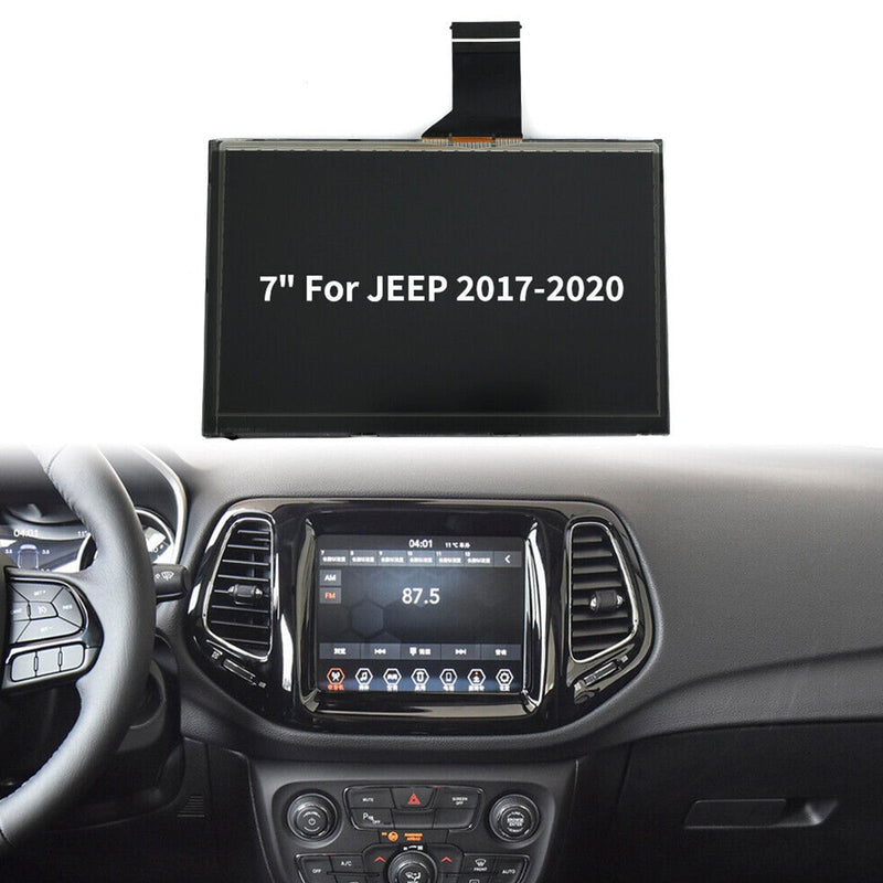 2017-2020 Jeep Compass 7 "Display LCD Touch Screen Rádio Navegação ACT3S5370FPC-A1-E