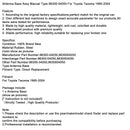 Antennenfußbaugruppe, manuell, Typ 86300-04050, für Toyota Tacoma 1995-2004