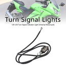 12V LED Blinker Anzeige Licht 8mm Universal Motorrad Für Kawasaki
