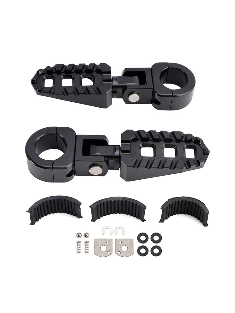 Universelle Fußrasten vorne, passend für Motorräder mit 1,25-Zoll-Lenkern