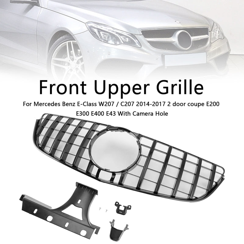 2014-2017 Mercedes E-CLASS W207 Coupe GT Style Front Bumper Grille Grill