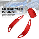 Steering wheel shift paddles for Renault Arkana 2021-24, aluminum red