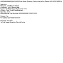 A0000900069 F00N210223 Kraftstoffzähler-Mengenregelventil für Detroit DD13/DD15/DD16