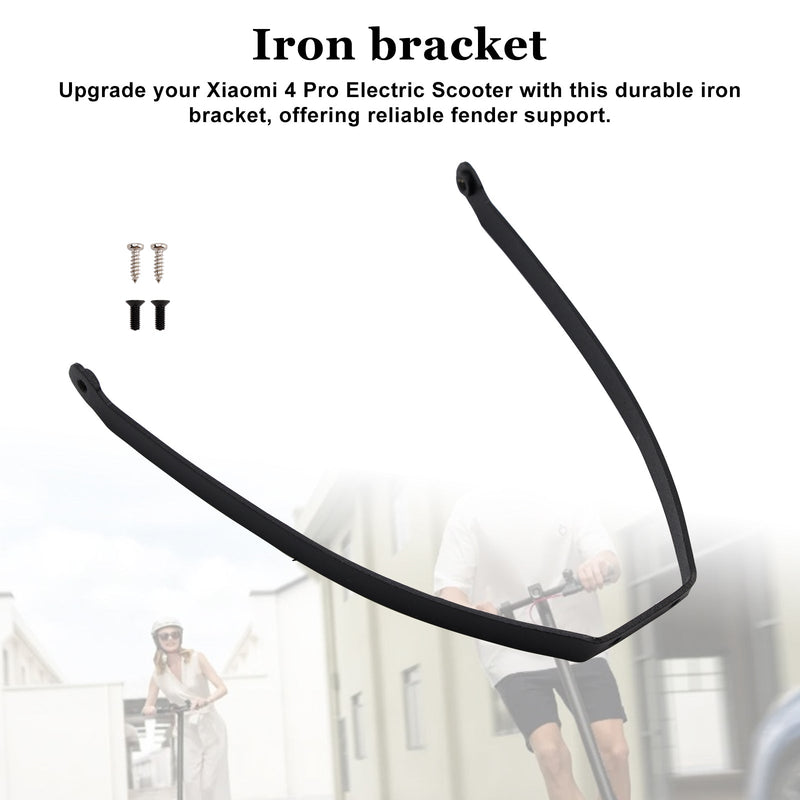 Rear Bracket with Screws Rear Mudguard Support for Xiaomi 4Pro E-Scooter