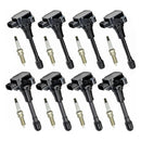 8-teiliges Zündspulen- und Zündkerzen-Set UF650 für Infiniti QX80 5.6L V8 2014-2019
