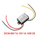 1A Vandtæt DC/DC Converter Power Supply Controller 30-90V trin ned til 12V