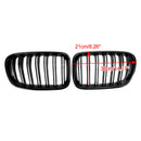 Gloss Black Front Bumper Kidney Grille Grill für BMW X3 F25 2011-2014 Dual Line