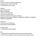 Schwarze Nebelscheinwerfer-Abdeckung im Wabendesign für Audi A3 S-line (2021–2023)