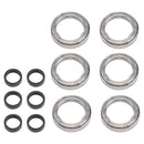 12PCS Kraftstoff Injektor Dichtung Ring &amp; Element Fit BMW 335i 340i 528i N20 B38 N55