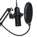 BM800 USB kondensatormikrofon for PC Studio Mikrofonsett Vokalstreaming
