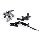 Adjustable Rearsets Foot Rest Pegs Rear Set For Honda CBR500R CB500F 16-17 BLK