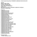 Center Console Armlehne Panel 51169235453 Für BMW 328i 335i 320i 2012-2016