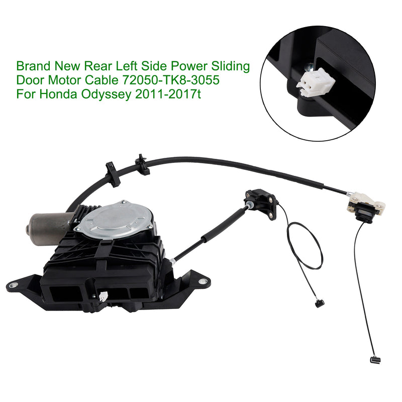 2011–2017 Honda Odyssey hinten links Power Schiebetür Motorkabel 72050-TK8-3055